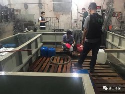 佛山三級環(huán)保加公安部門聯(lián)合執(zhí)法查處南海2家污企，七人被帶走調(diào)查